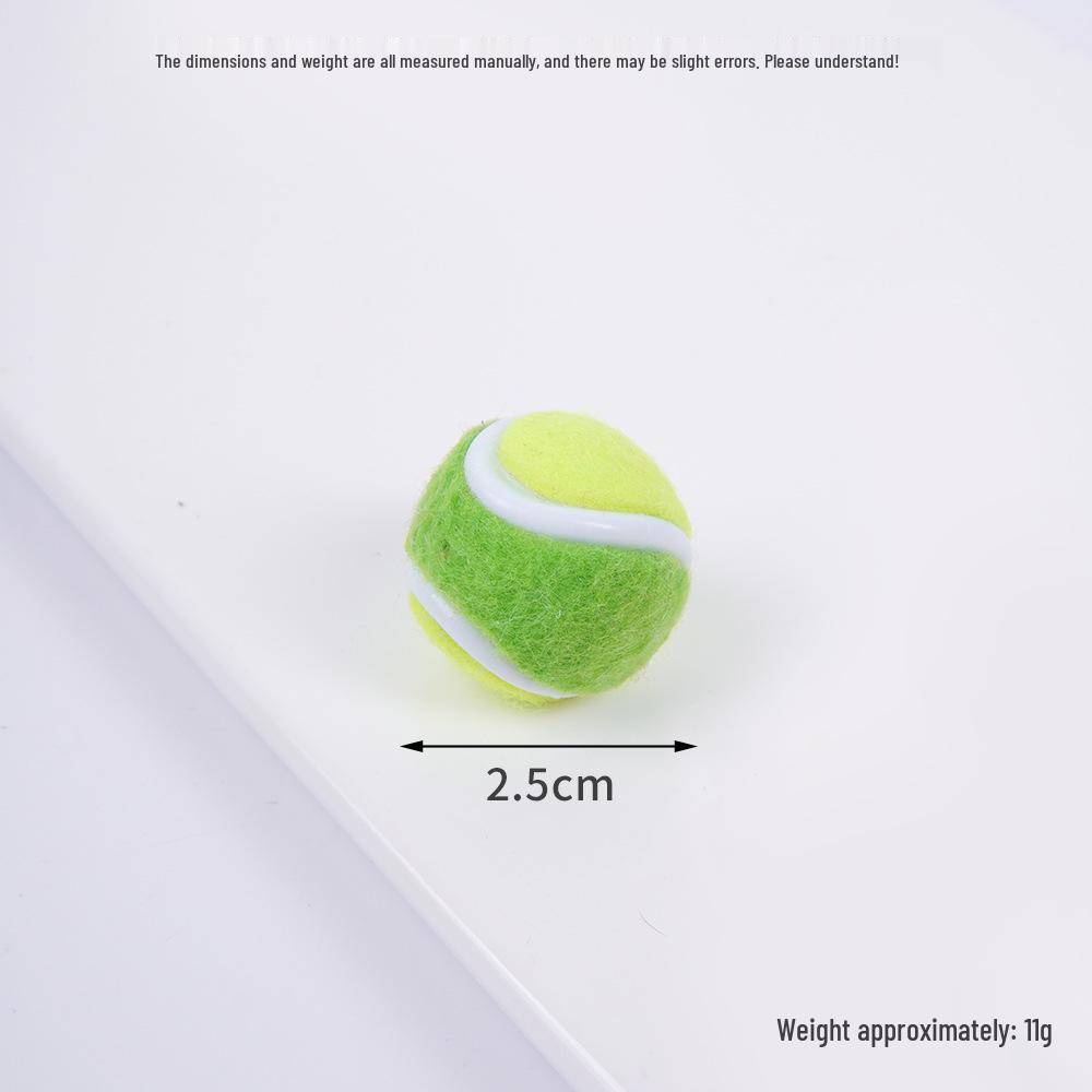 2cm Mini Tennis Ball Toy Keyring Backpack Pendant & Earrings Souvenir