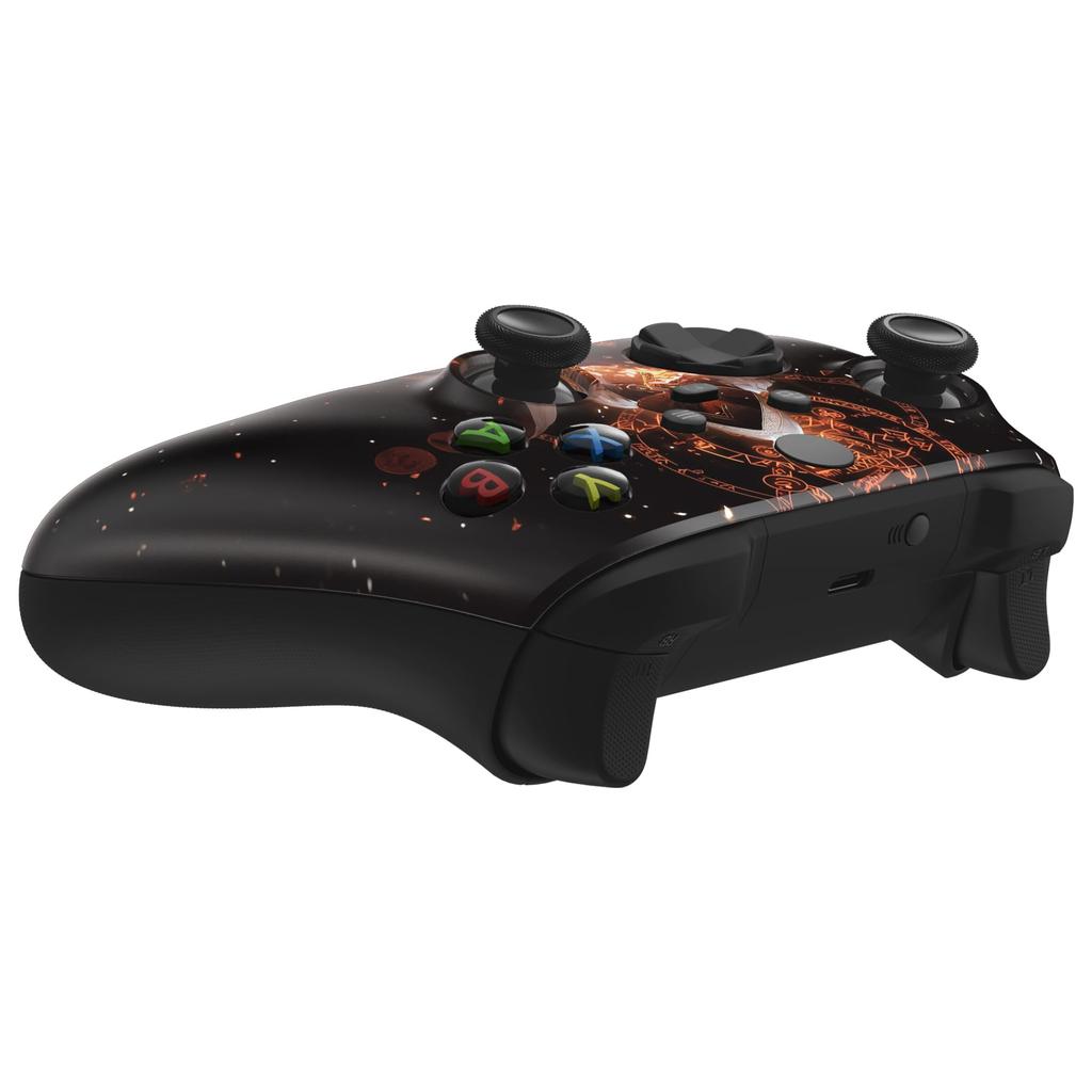 Custom Front Housing Shell for Xbox Series Featuring a Heavy Cover Faceplate for Xbox Series and Xbox Core Not eXtremeRate's X/S, Horror-inspired