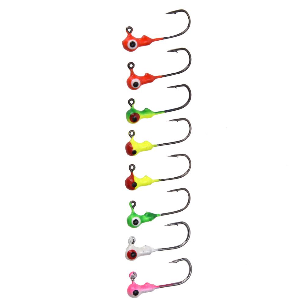 50PCS 2cm 1g Durable Metal Fishing Hooks with Sharp Barb Hook Fishers Accessory