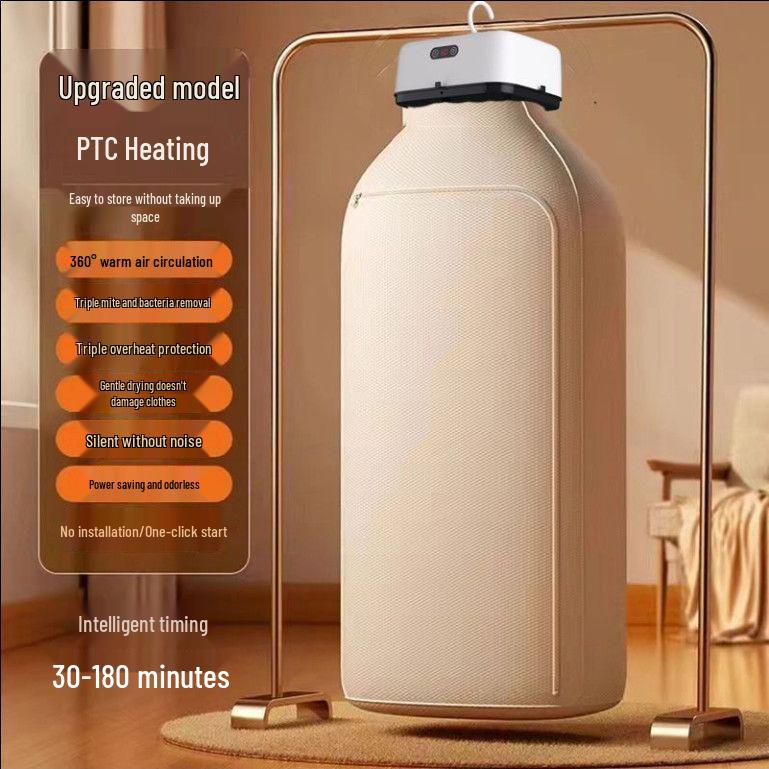 Uscător de haine portabil, pliabil, esențial, cu uscare la aer și sterilizare—Perfect pentru sezonul ploios și locuința studențească
