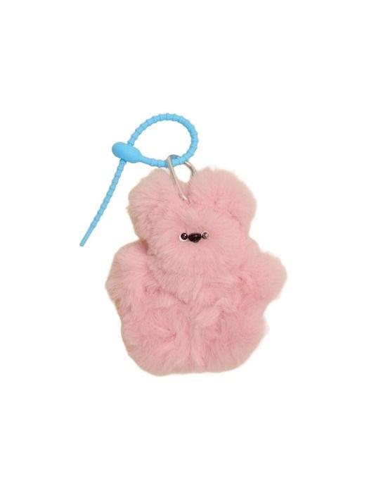 

MOSSGARDEN1919 Boku Boku Character Keychain Fluffy Bear (Pink) Fluffy Bear (Pink)_50MGAC0144