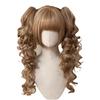 Cosplay Princess Cut Double Ponytail Synthetic Halloween Harajuku Wig Lolita Wig with Bangs  Party