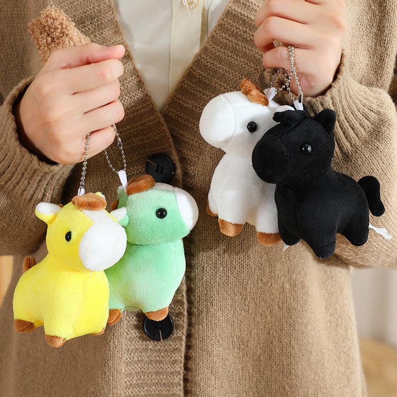 Adorable Horse Plush Pony Pendant for Girls' Bags & Keychains