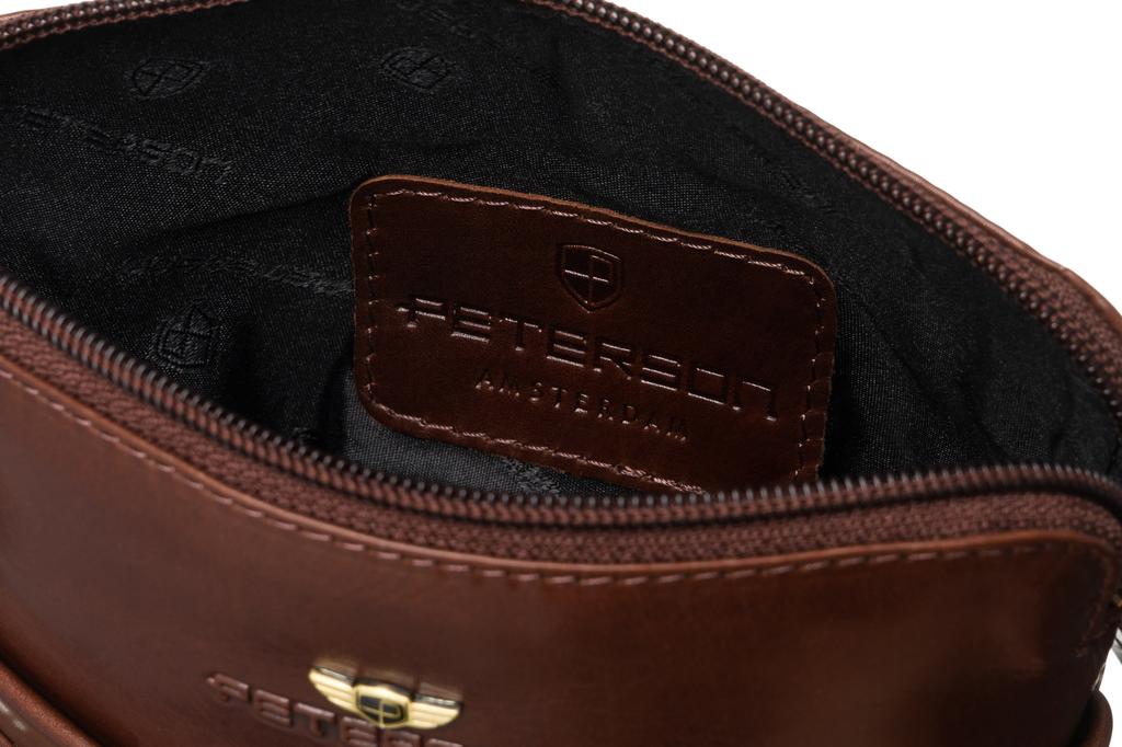 PTN 1901-TUM-0604 Brown Leather Bag