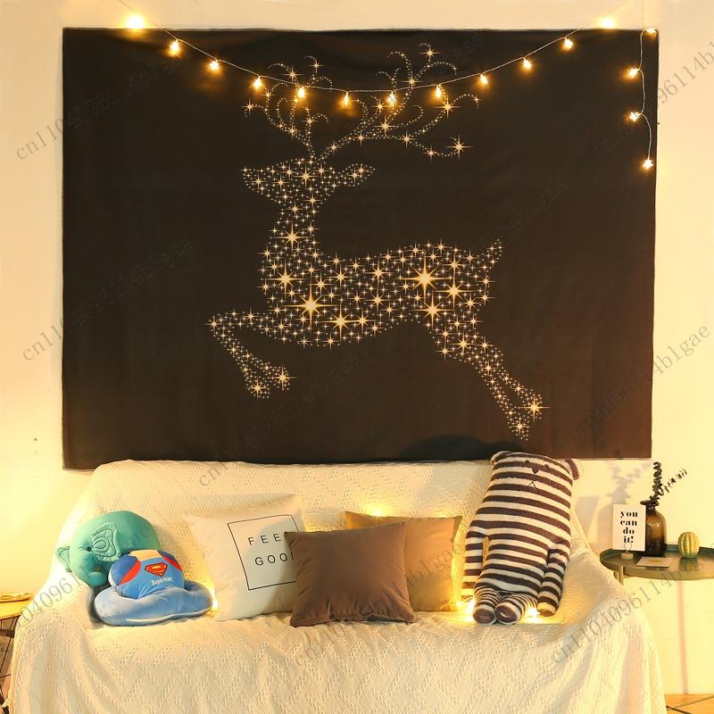 Cute Tapestry Wall Decor Tapestry For Pet Memorial Wedding Background Home Gift Birthday Party Tapestry Cartoon Wall Hanging