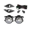 Fog Light LED for Mitsubishi Outlander 2016- Fog Light Headlight Halogen Fog Lamp Cover Grille Bezel Harness Switch Kit