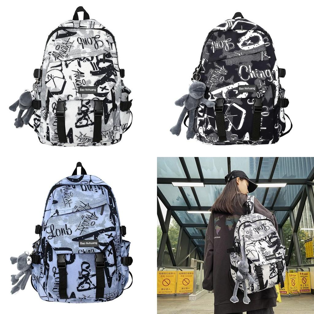Zaino Unisex alla Moda ad Alta Capacità Per Studenti alla Moda per Uso Outdoor e Viaggio