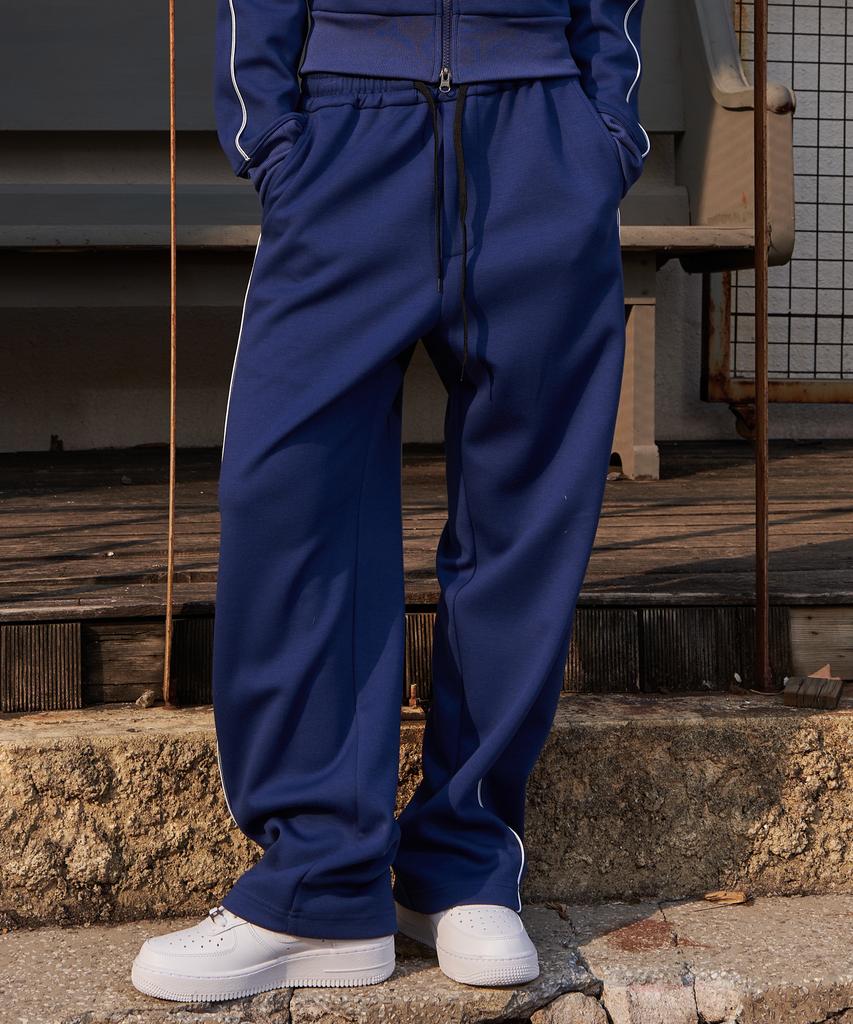 GALEX Sideline Wide Track Pants Blue Ga5550 Bl