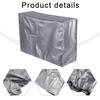 Sunscreen Cover Dust Cover Silver Air Conditioner Outdoor Rainproof Sunscreen Outer Machine Cover Practical Brand New