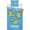 Bedding Set - POKEMON - Pikachu In All His States - Microfiber - 1 Duvet Cover 140 X 200 Cm + 1 Pillowcase 63 X 63 Cm