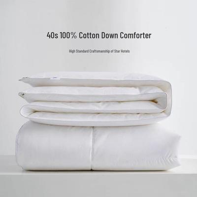 All-Season Cotton Quilt: Thick Brushed Feather Velvet Quilt for Hotels and Homestays