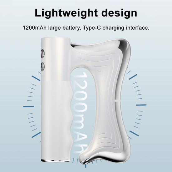 Electric Muscle Scraping Tool with 3 Modes LED Display Vibration Massage Scraper for Deep Tissue Relaxation Fast Charging Muscle Tension Relief Device