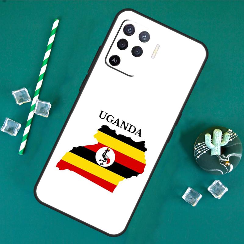 

Uganda Flag Case For Oppo A40 A60 A80 A16 A76 A96 A18 A38 A58 A78 A98 A91 A15 A17 A74 A94 A54 A57S Cover OPPO A60 4G