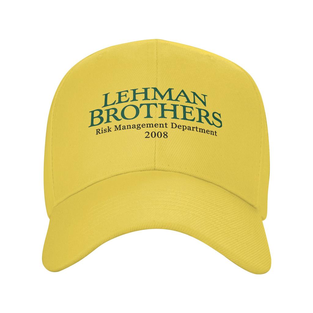 Lehman Brothers Risk Management 2008 Financial Crisis Intern Casual Baseball Cap Summer  Trucker Hat Outdoor Sport Snapback Cap