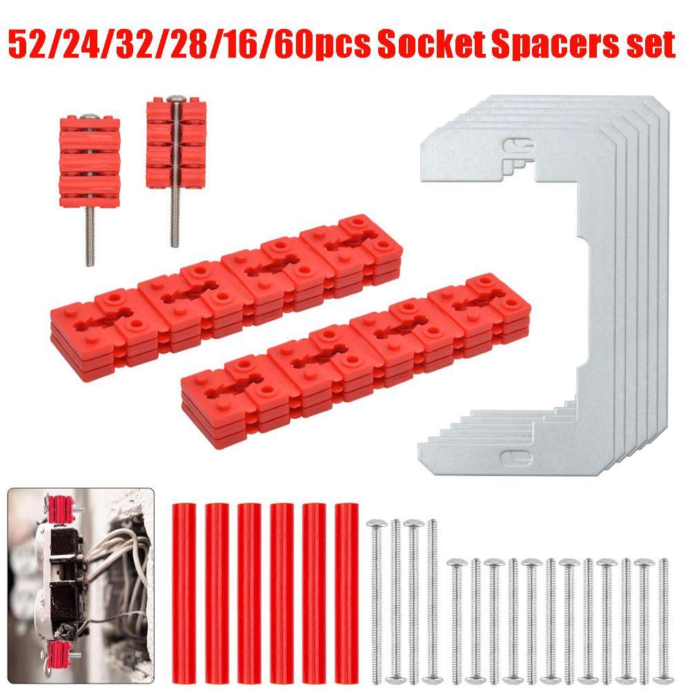 Secure Outlet Spacers Adjustable Outlet Box Extender Socket Spacers Loose Wall Switches