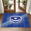 Portsmouth FC Design Crystal Velvet Rug Soft Decorative Mat for Bedroom Entrance