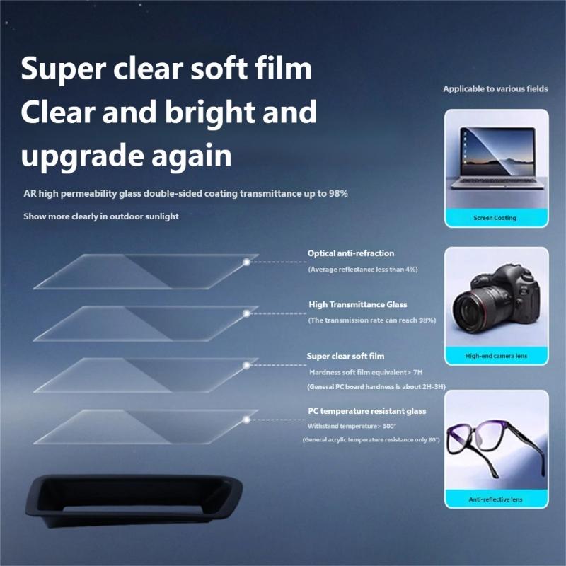 ABS HUD Display Cover For Selected Car Dashboard Head-Up Display Protector Prevents Dust And Scratches