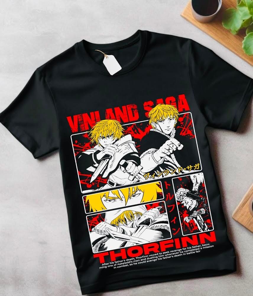 

Unisex Thorfinn Son of Thors Anime T-Shirt, Manga Viking Saga Shirt ,gift shirt 3XL