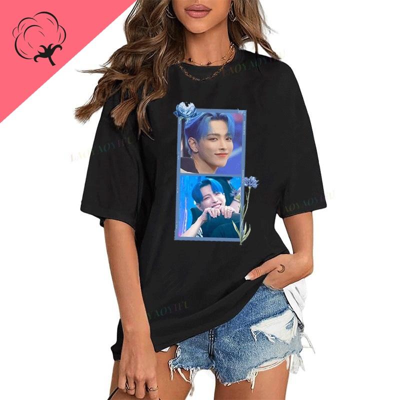 Korea Playera Kim Hong Joong Unisexs T Shirt Kpop Music Star New Fashion Short Sleeve Tee Unisex Graphic Shirts Unisex Tops Y2k Tees