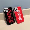 C-CocaC-Cola For iPhone 14 Pro Max 13 17 11 16 12 15 Air Plus Satin Colorful Phone Case