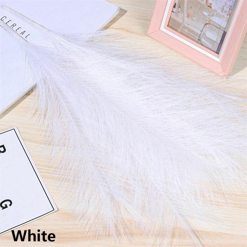 6Pcs 45cm Artificial Pampas Grass Bouquet New Year Holiday Wedding Party Home Decoration Plant Simulation Dried Flower Reed