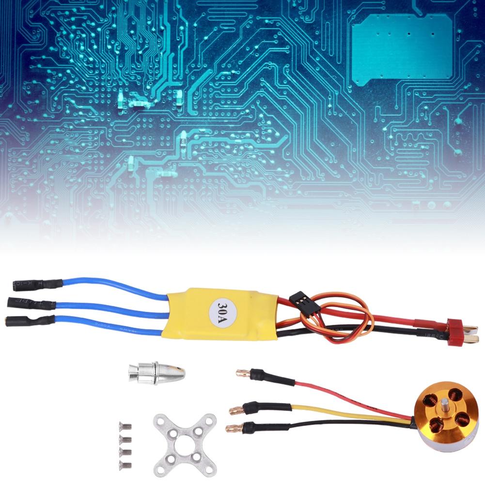 30A ESC Yellow A2212 KV1000 / KV1400 / KV2200 Brushless Motor for Remote Control Drone(A2212 KV2200