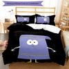 3pcs Towelie pattern bedding set duvet cover set includes duvet cover &pillowcases, perfect all season bedroom decoration & gift