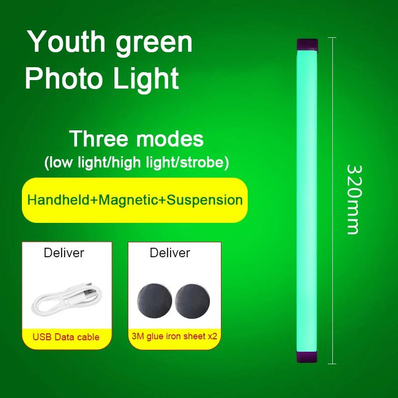 Lampa wideo LED, przenośna lampa wisząca, wypełniająca, lampa fotograficzna, akumulatorowa, lampka nocna, pałeczka świetlna do transmisji na żywo vloga