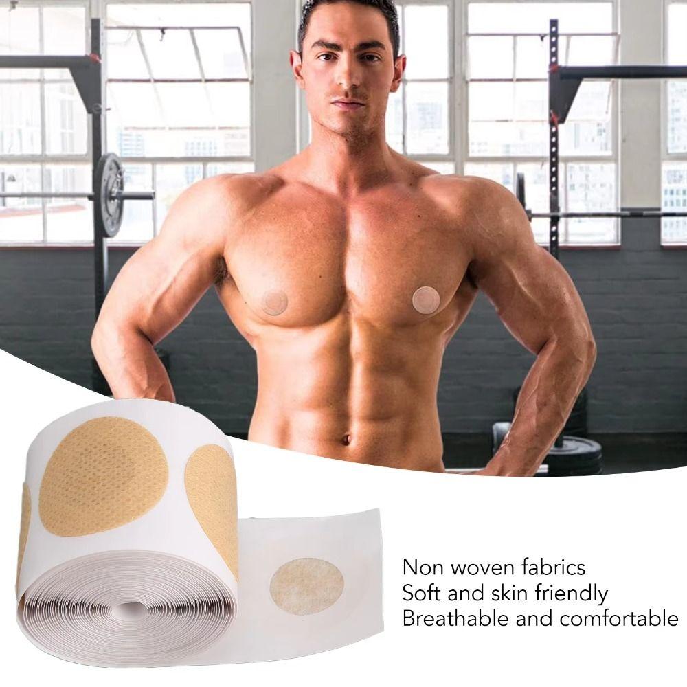 100pcs Traceless Chest Sticker Waterproof Breast Patch Self-adhesive Nipple Stickers  Unisex