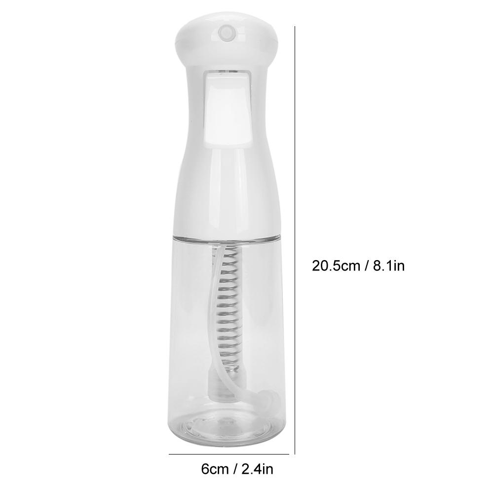 Salon Fine Mist Hairdressing Spray Bottle Hair Styling Watering Can Kettle 200mlWhite