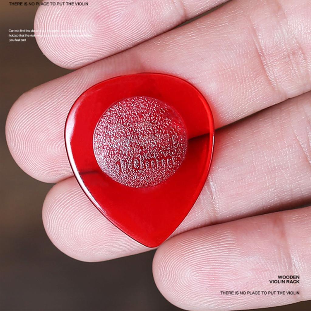 6 Pcs Acoustic Guitar Bass Pick Plectrums Large Size Electric Guitar Pick Water Drop Shaped Guitar Pick Durable