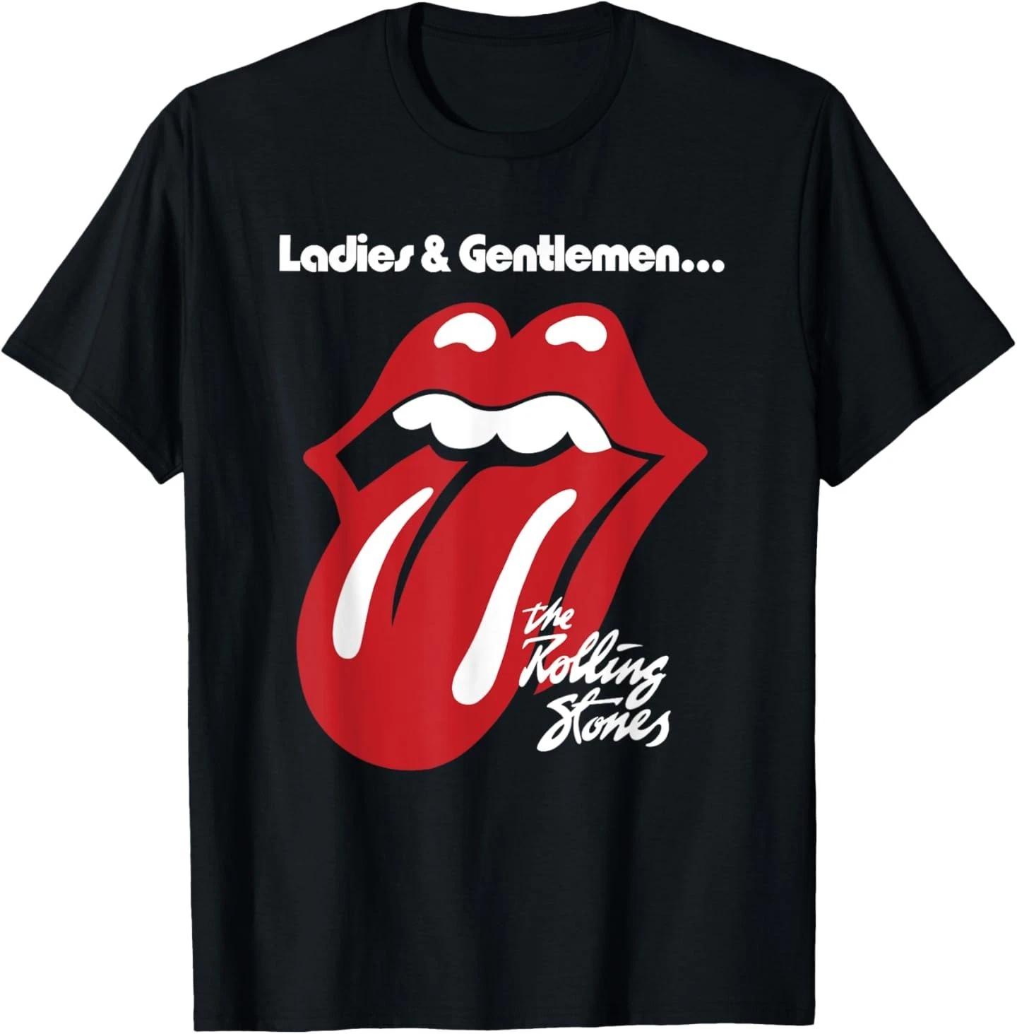 

Official Rolling Stones Ladies & Gentlemen Black T-Shirt 4XL
