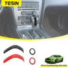 TESIN Car Gear Shift Head Decoration Cover Stickers for Ford Mustang 2010 2011 2012 2013 2014 Interior Mouldings Accessories