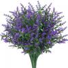 Artificial Flowers Plastic Lavender Grass Wedding Home Garden Vase for Decoration Diy Photography Props Indoor Bonsai Fake Plant