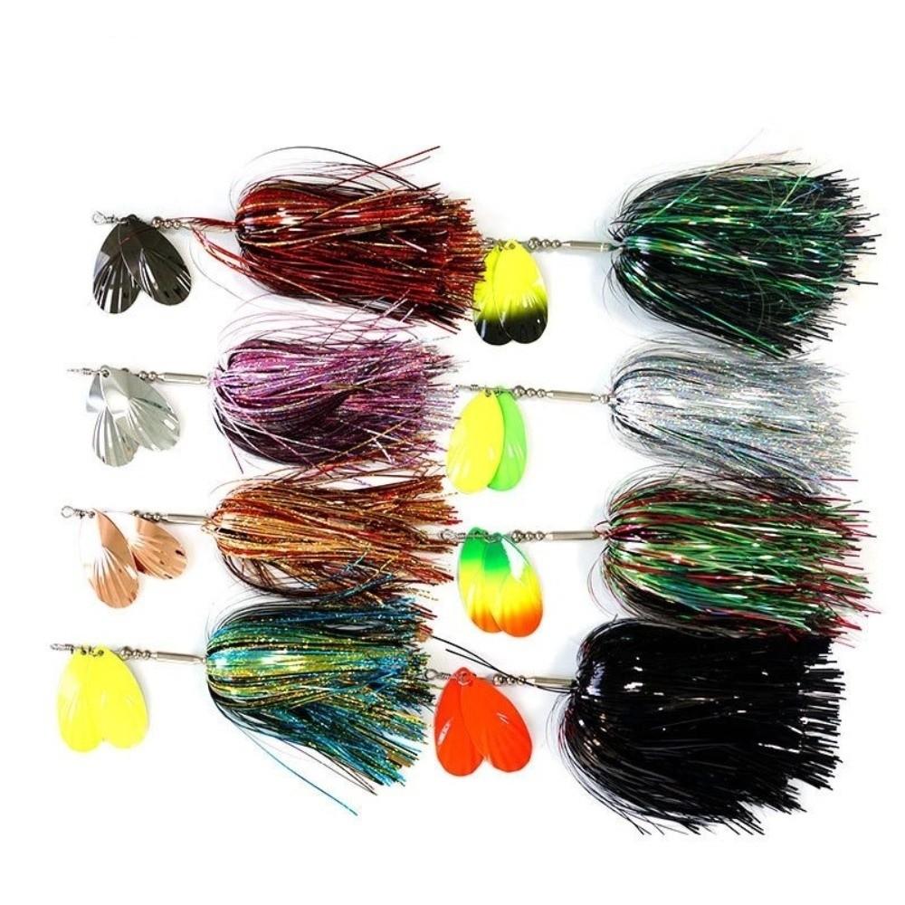 45g Bucktail Spinner Bait Bucktail Design Musky Spinner Bait Fishing Spinner Bait Fishing Lures