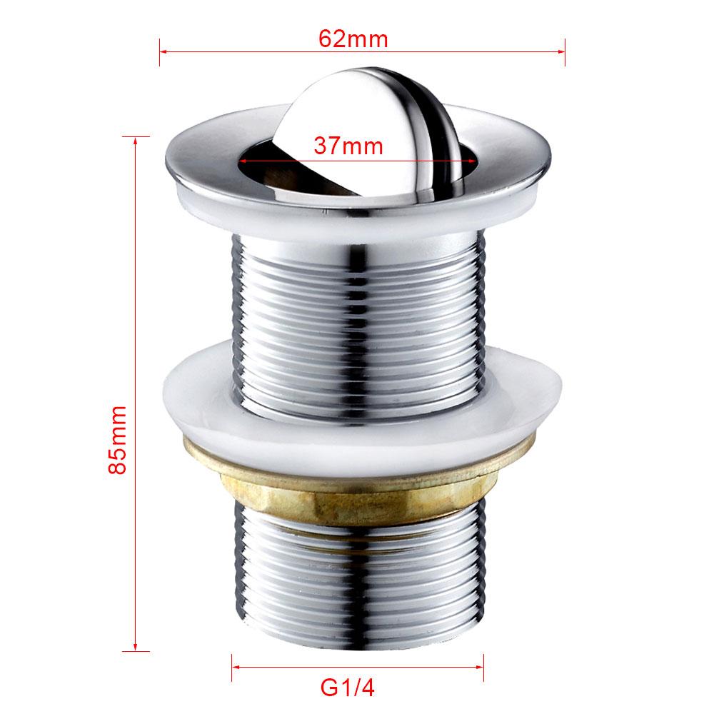 

1pc Universal Bathroom Sink Pop-Up Drainage Round Antifouling Anti Clogging Sink Drain Strainer Push-Type Washbasin for Bathroom