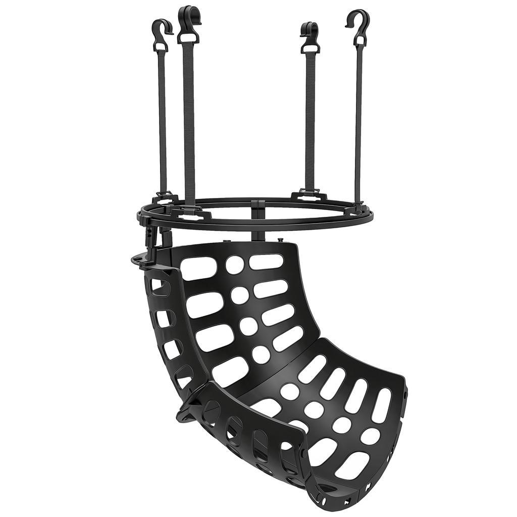 Basketball return, Adjustable Height, Black