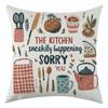 New American-style Linen Pillowcase for Holiday Decoration and Car Cushion Cover