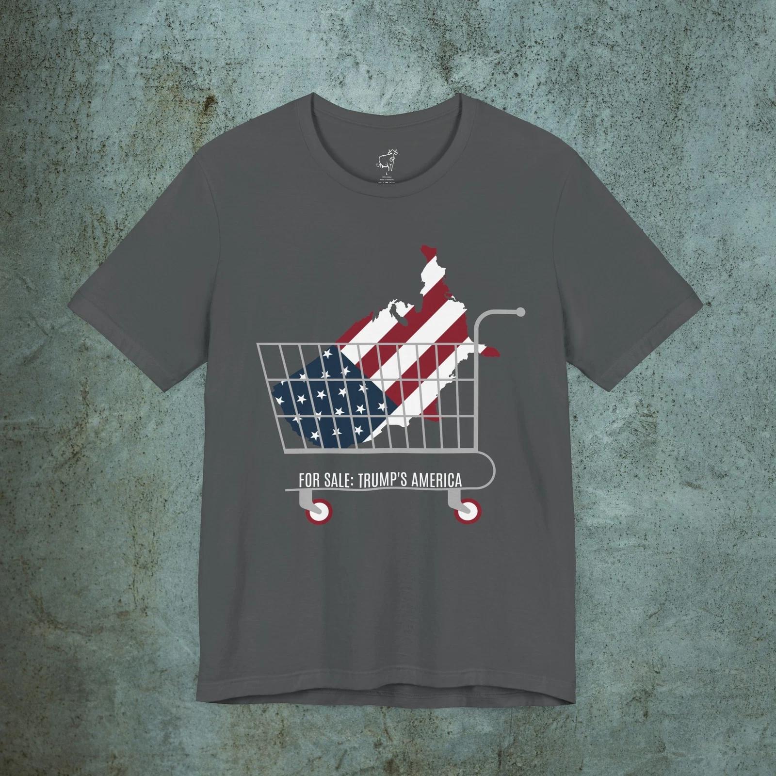 Trump s America for Sale, Political Protest, Resistance, Not my President TShirt S