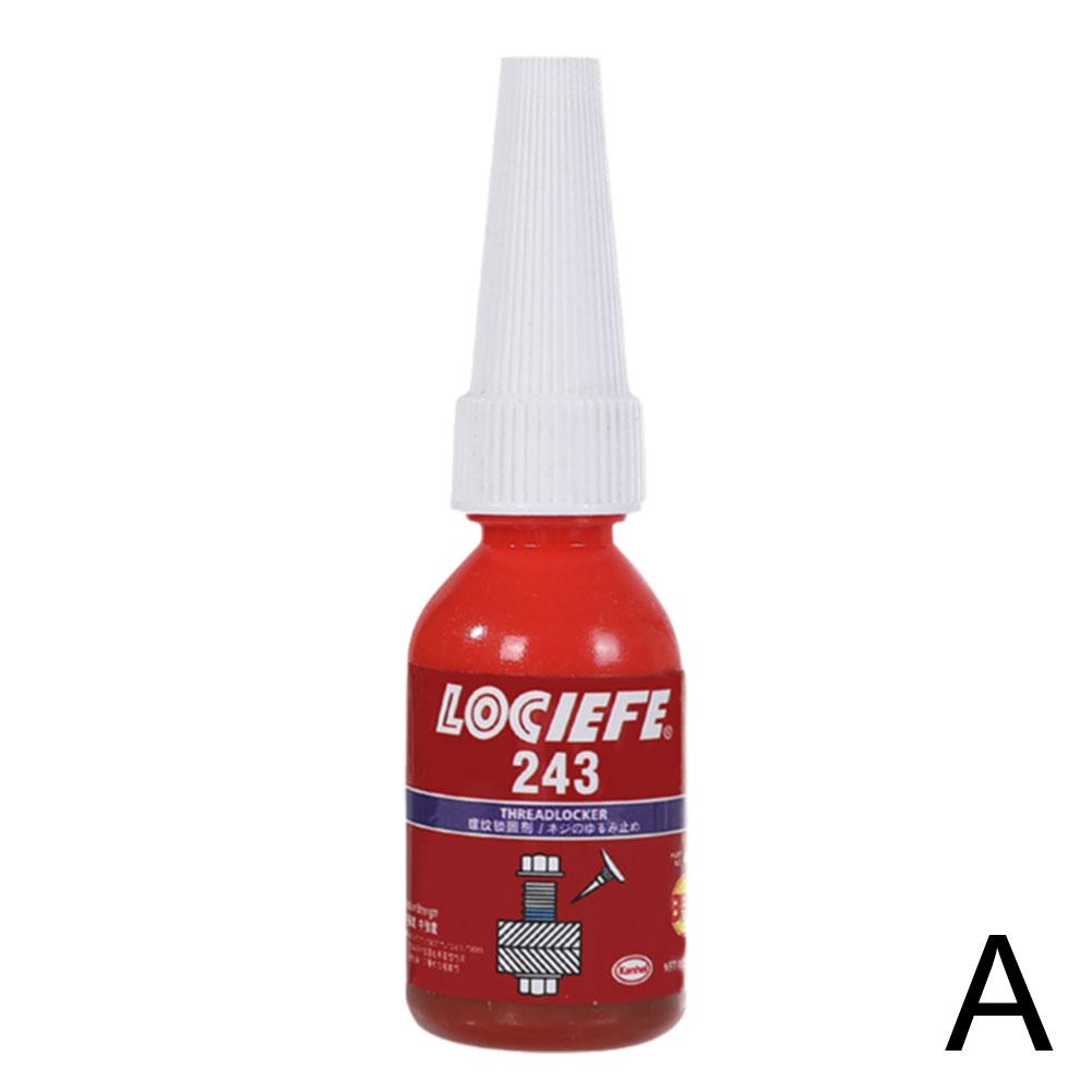 243 271 272 10ml Threadlocker Adhesive Medium Strength Thread Locking Screw Cured Temperature A L1S7