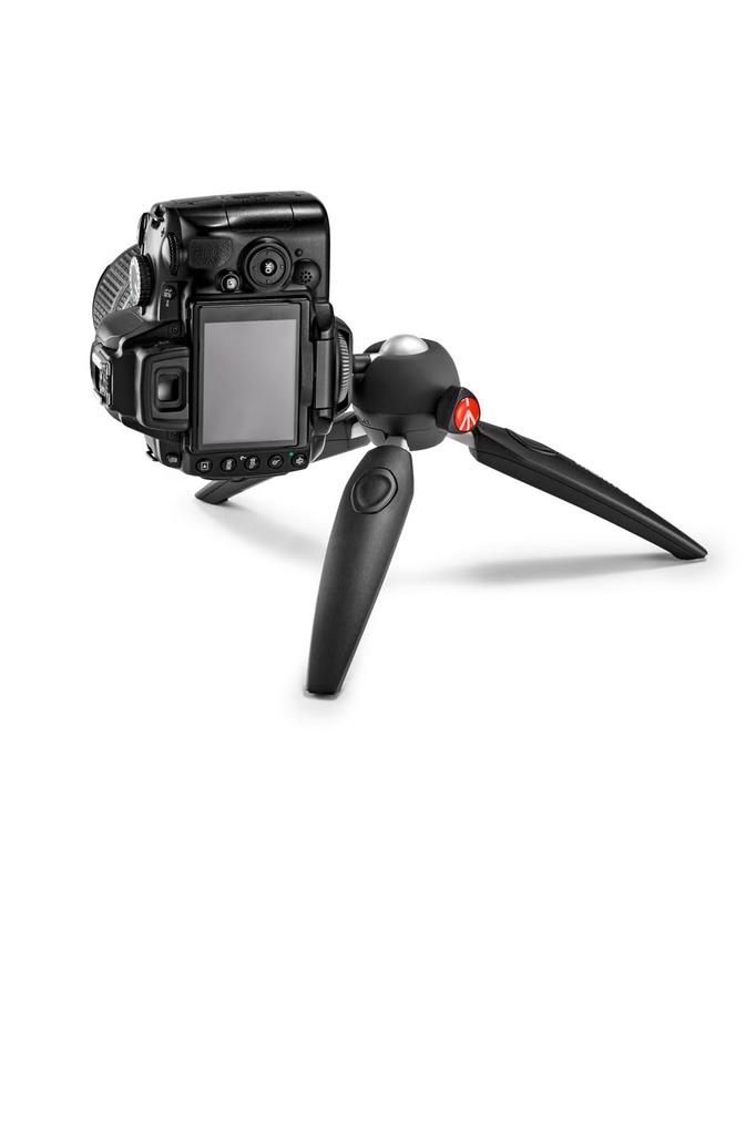 Manfrotto PIXI EVO Mini Tripod (Amazon.co.jp Exclusive) - 5-Stage Adjustment, Maximum Height 20cm, Weight 250g, Load Capacity 2.5kg, Smartphone Clamp,