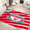 1pc Liverpool FC logo Print Area Rug - Soft, Washable Non-Slip Indoor Mat, Living Room, Home Office Decorative Rug,Office Decorative