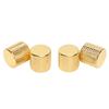 4Pcs Potentiometer Knob Wide Compatibility Strong Delicate Electric Guitar Control Knob Gold