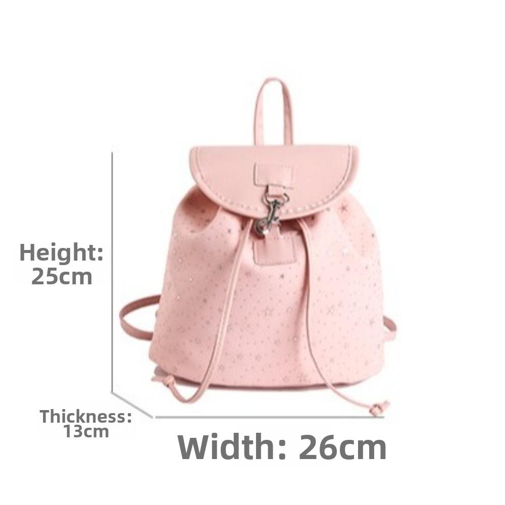 Fashion Y2k Women Backpack Star Large Capacity Travel Backpack Lightweight Schoolbags Schoolbags
