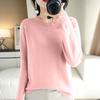 Women's Long Sleeved Knitted Sweater Round Neck Loose Thin Top