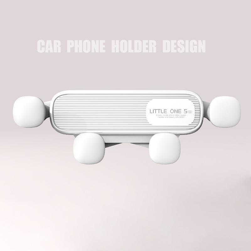 

Cartoon car bracket, car out of trend gravity mobile phone navigation bracket, suction cup special car mobile phone bracket wholesale білий