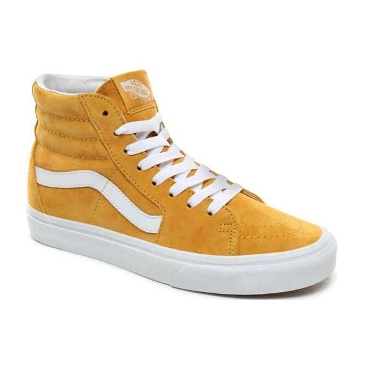 Vans Sk8 High Top Skate Shoes Unisex Sneakers Yellow VN0A4BV6V77