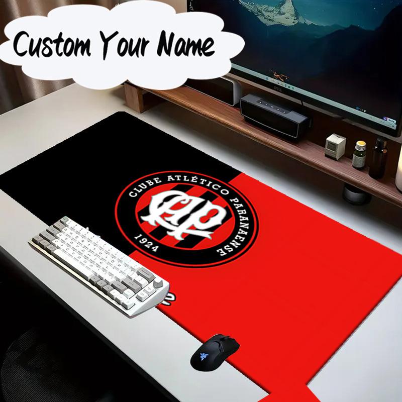 Custom Name Mouse Pad Atletico Paranaense Crest Mouse Pad, Gaming Mouse Pad, Keyboard Pad, Desk Decor for Computer Notebook Fan Birthday Gift