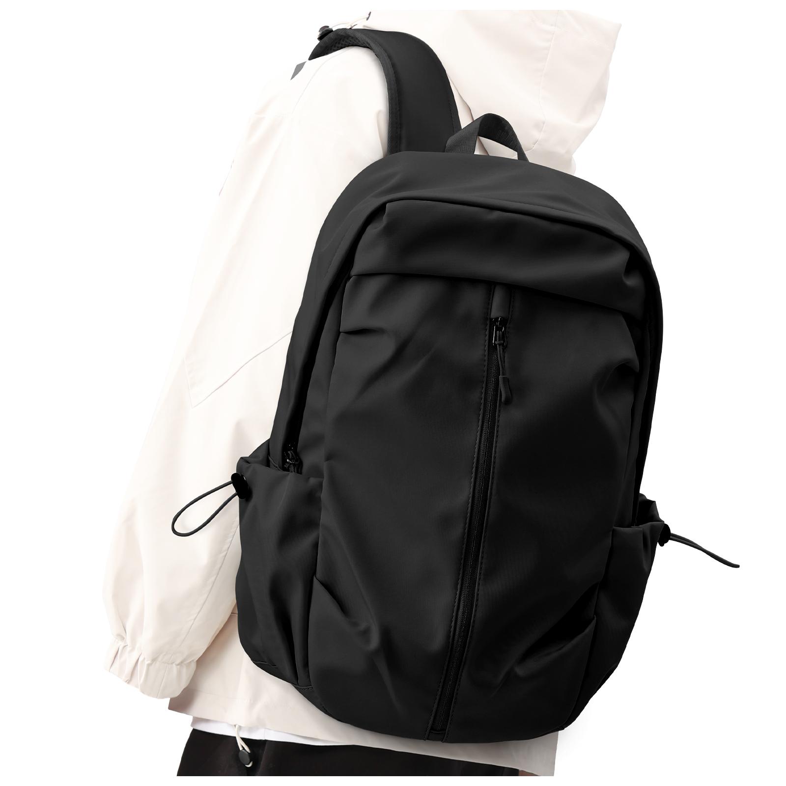 

Мужской рюкзак Водонепроницаемый Рюкзаки для ноутбука Дорожный Вакуумная компрессия Рюкзаки для ноутбука Высокое качество Хранение Деловая сумка Новинка чёрный