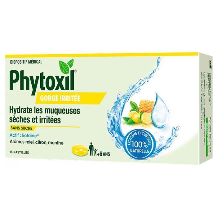 Phytoxil Pastilles Gorges irritées Miel citron menthe Boite de 16